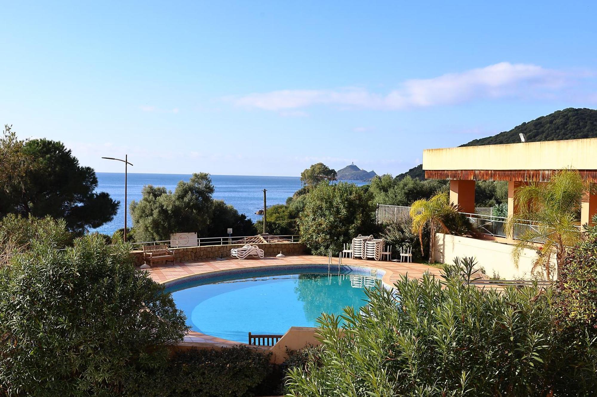 Superbe T2 Vue Mer - Piscine & Plage A 100M Ajaccio  Kültér fotó