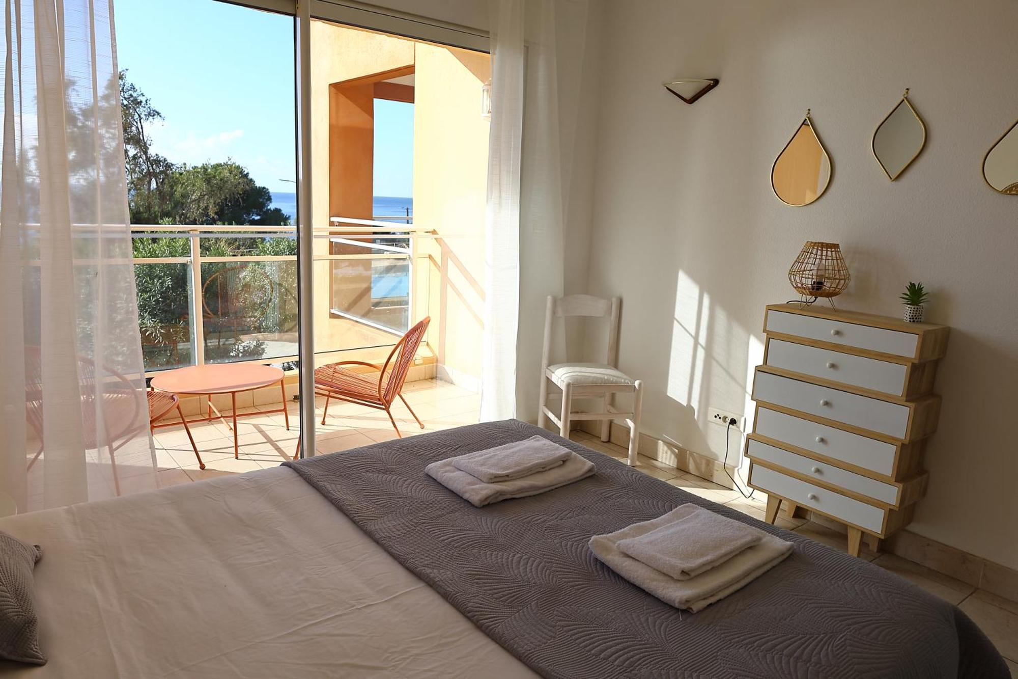 Superbe T2 Vue Mer - Piscine & Plage A 100M Ajaccio  Kültér fotó